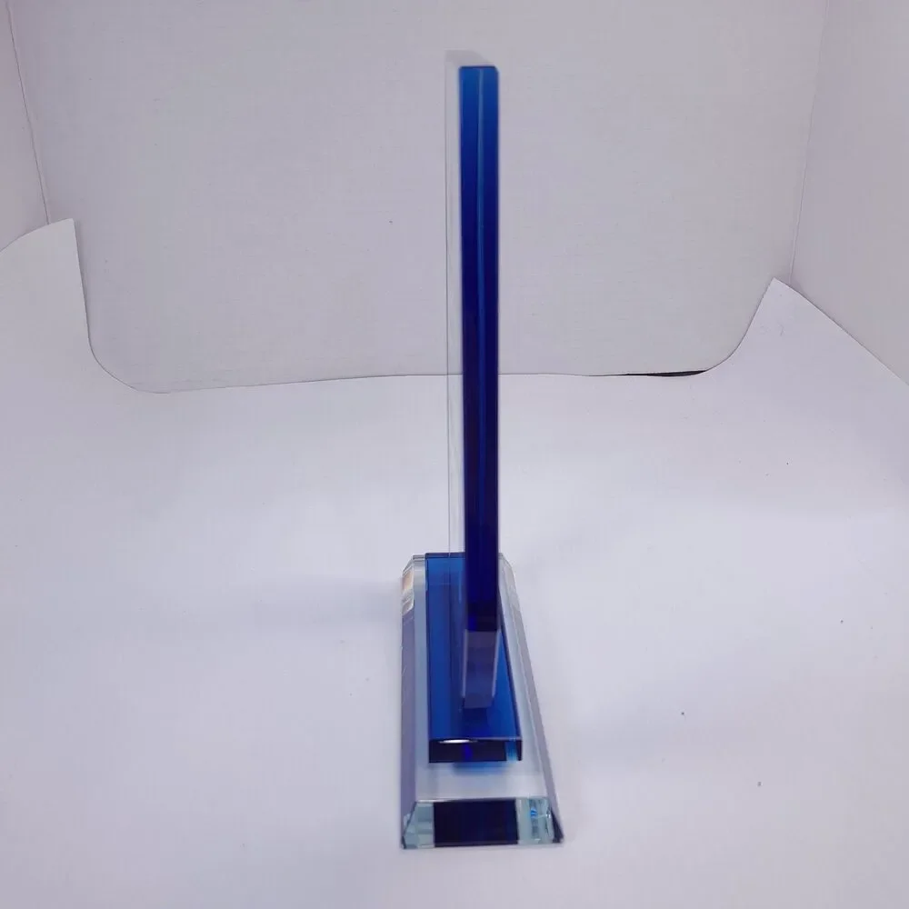 International Association for Identification Forensic Pieces glass award trophy